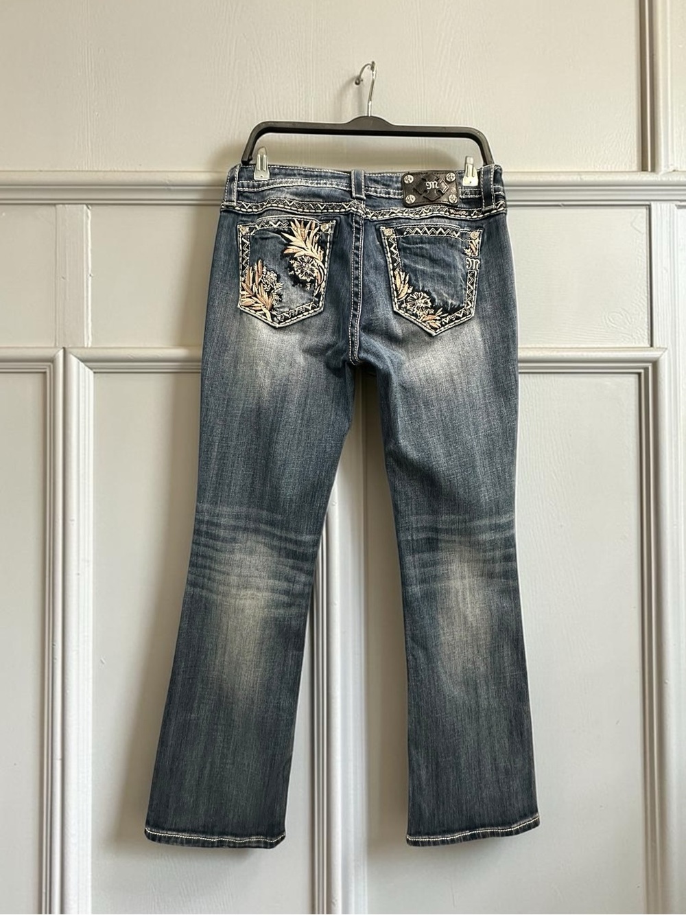 Miss Me Bootcut Embroidered/Embellished Jeans. Y2K Western. Size: 30